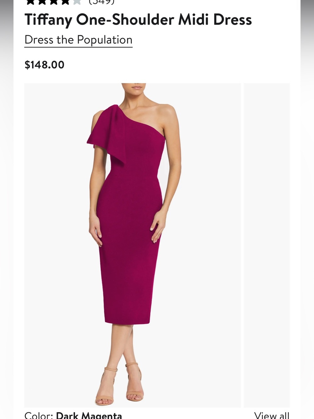Dress the population Tiffany dress